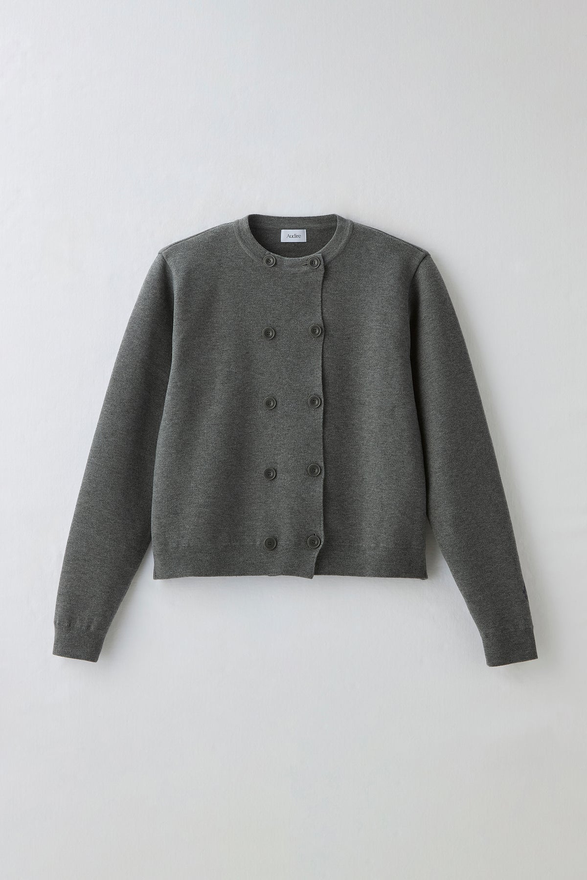 Double knit cardiket（Gray）