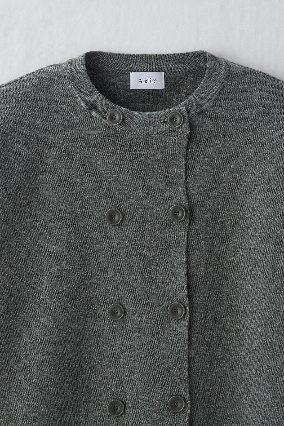 Double knit cardiket（Gray）