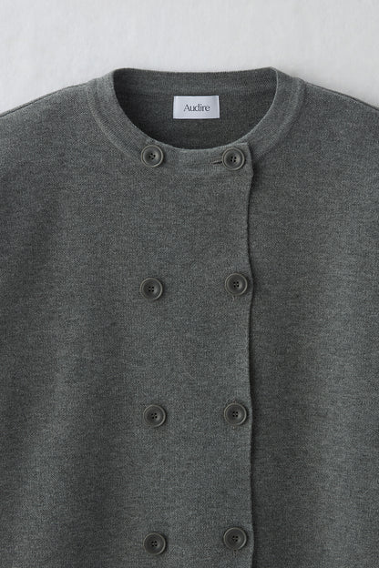 Double knit cardiket（Gray）