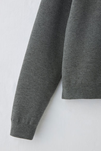 Double knit cardiket（Gray）