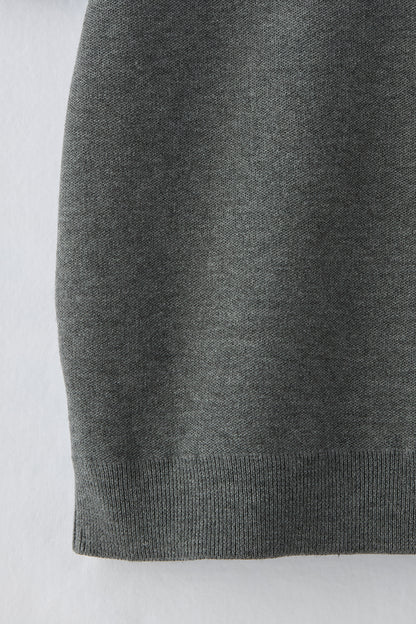 Double knit cardiket（Gray）