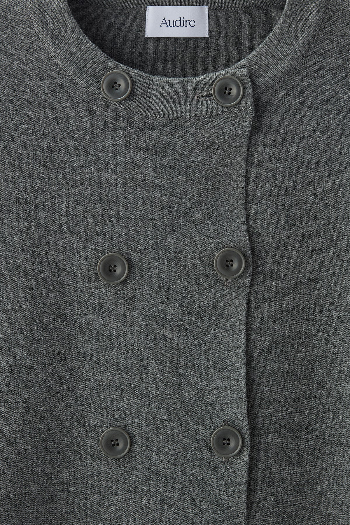 Double knit cardiket（Gray）