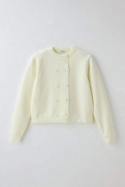 Double knit cardiket（Ivory）