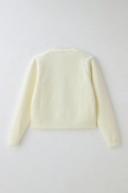 Double knit cardiket（Ivory）