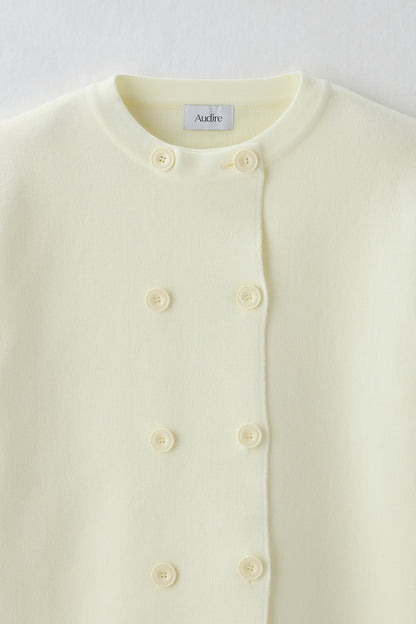 Double knit cardiket（Ivory）