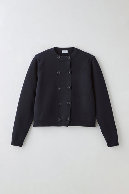Double knit cardiket（Navy）