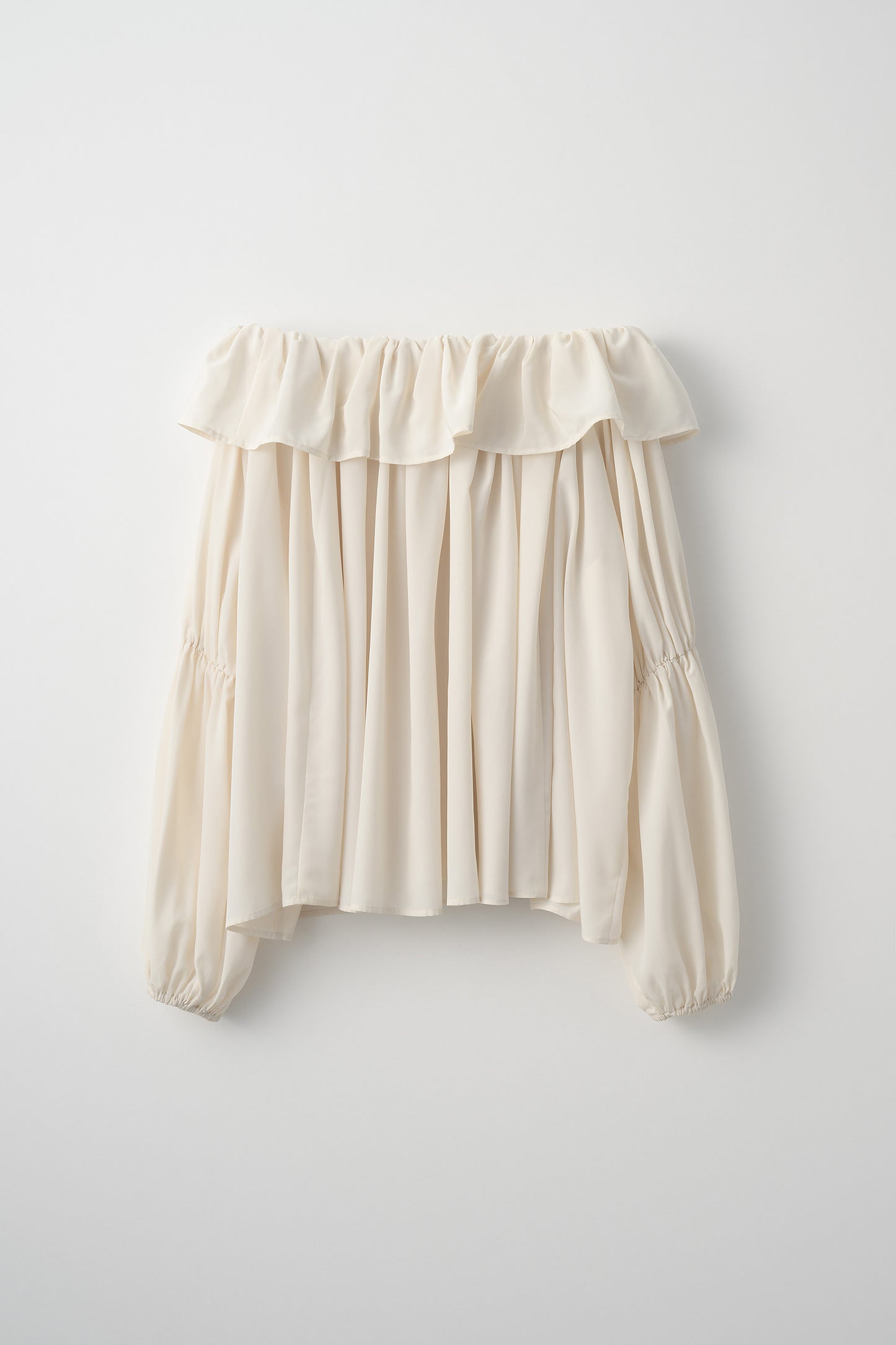 Cascade gather tops（Cream）