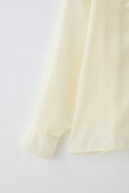 Blossom frill blouse（Ivory）
