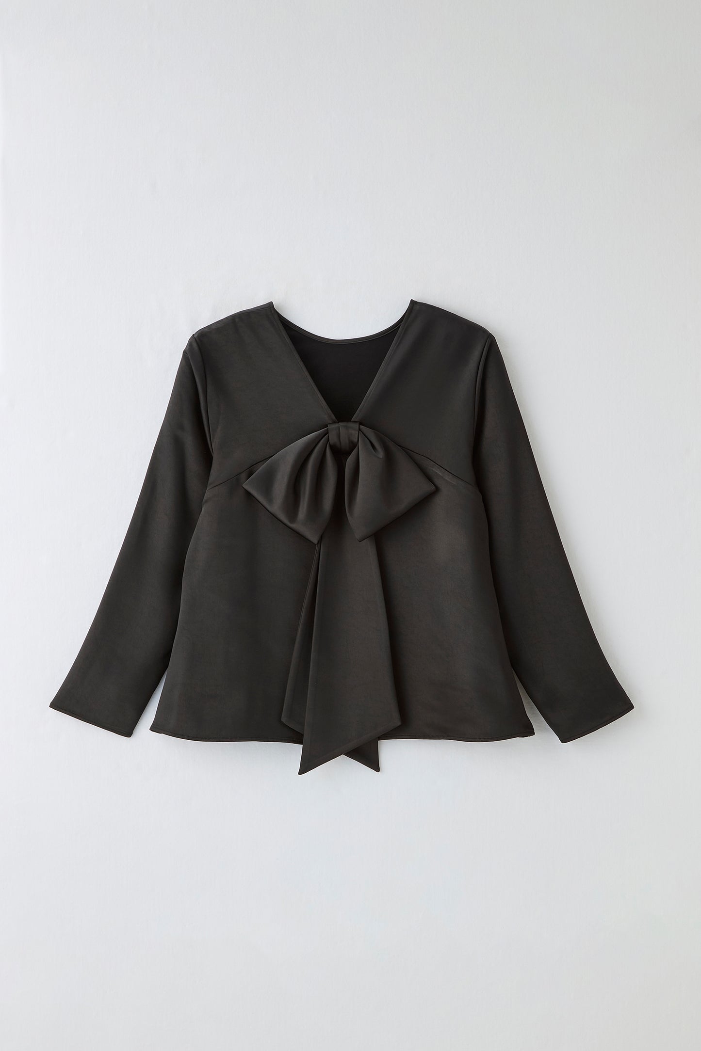 Back ribbon tops（Black）