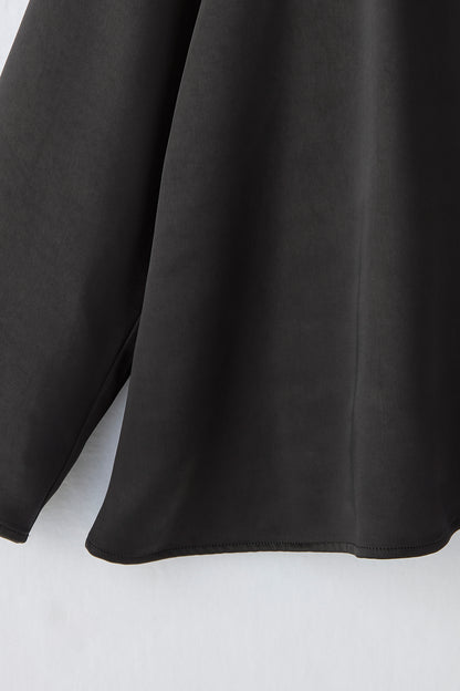 Back ribbon tops（Black）