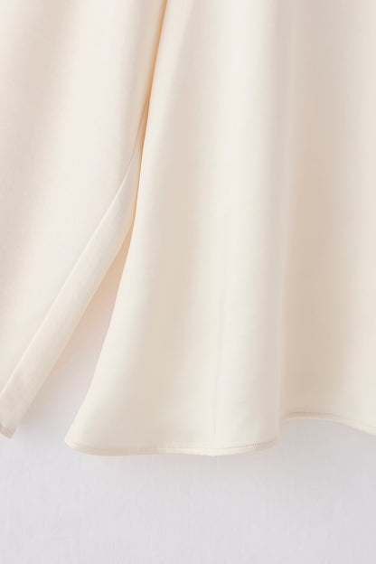 Back ribbon tops（Ivory）
