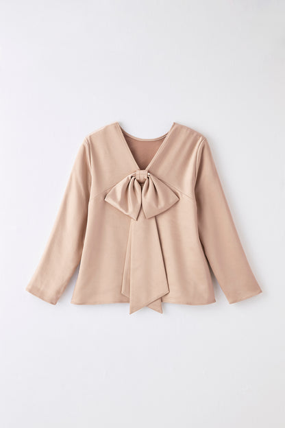 Back ribbon tops（Pink）