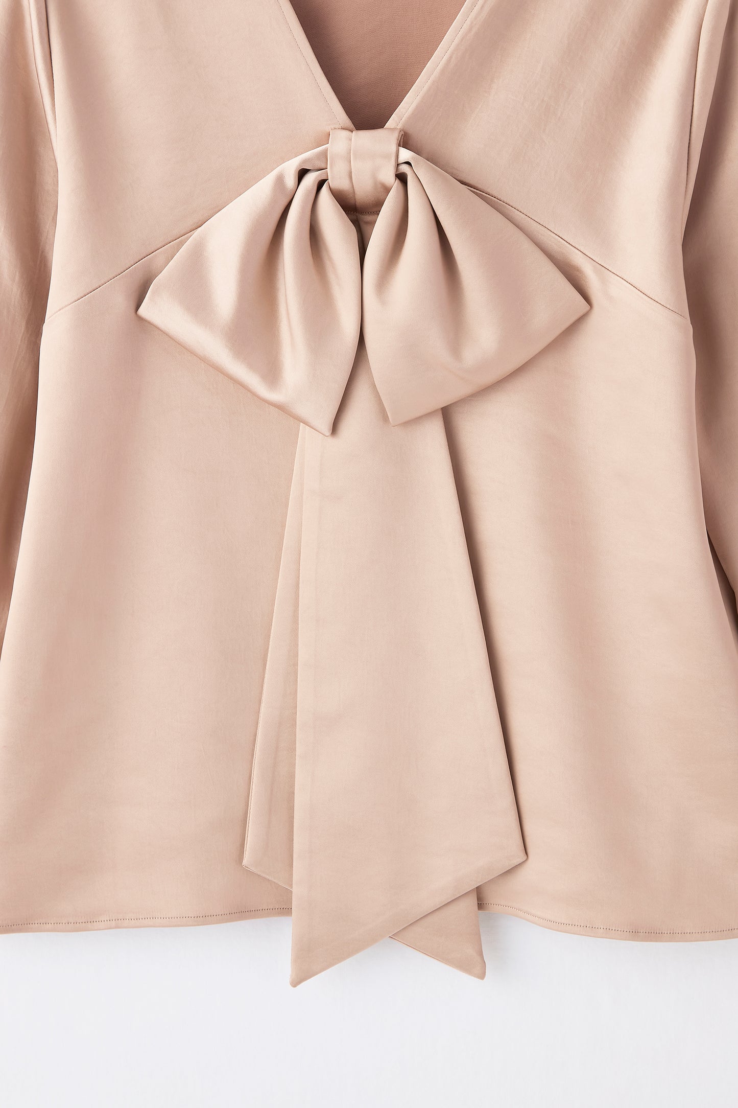 Back ribbon tops（Pink）