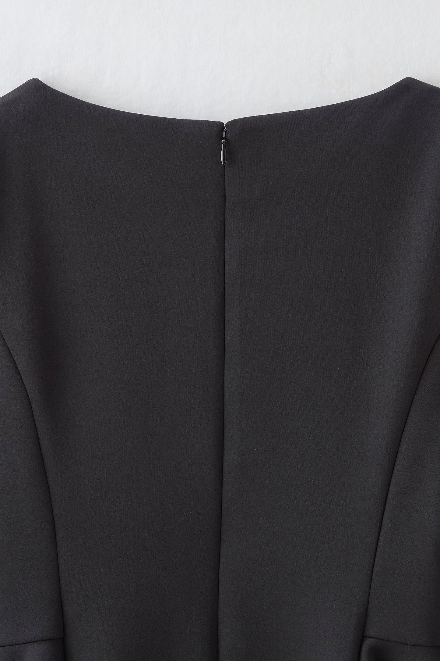 Office jersey peplum tops（Black）