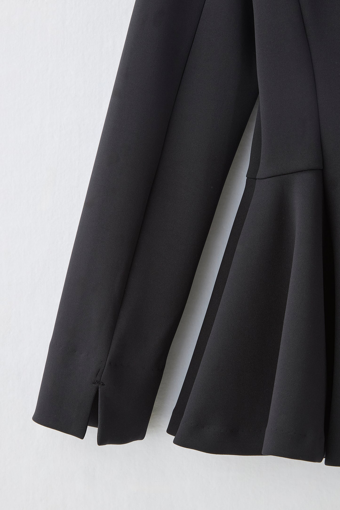 Office jersey peplum tops（Black）