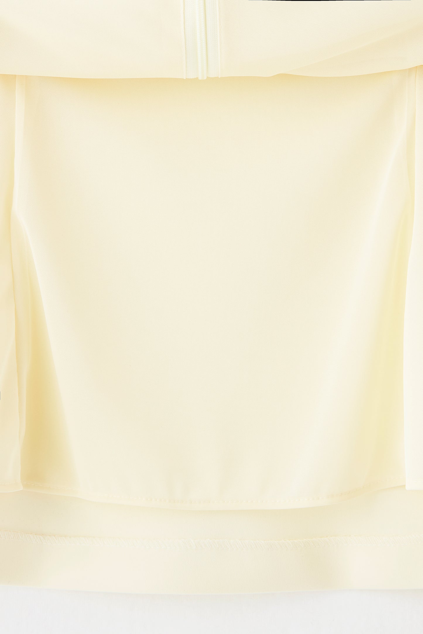 Office jersey peplum tops（Ivory）