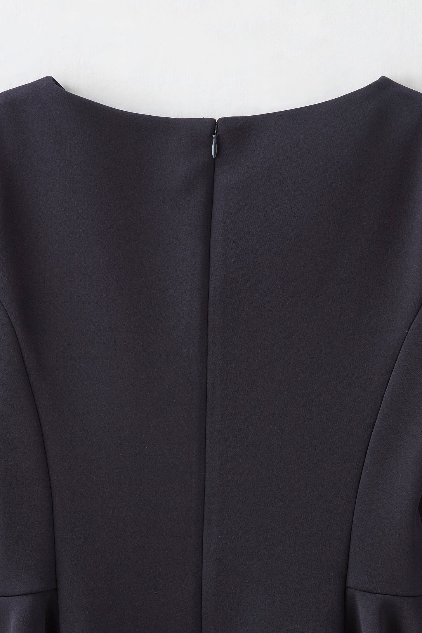 Office jersey peplum tops（Navy）
