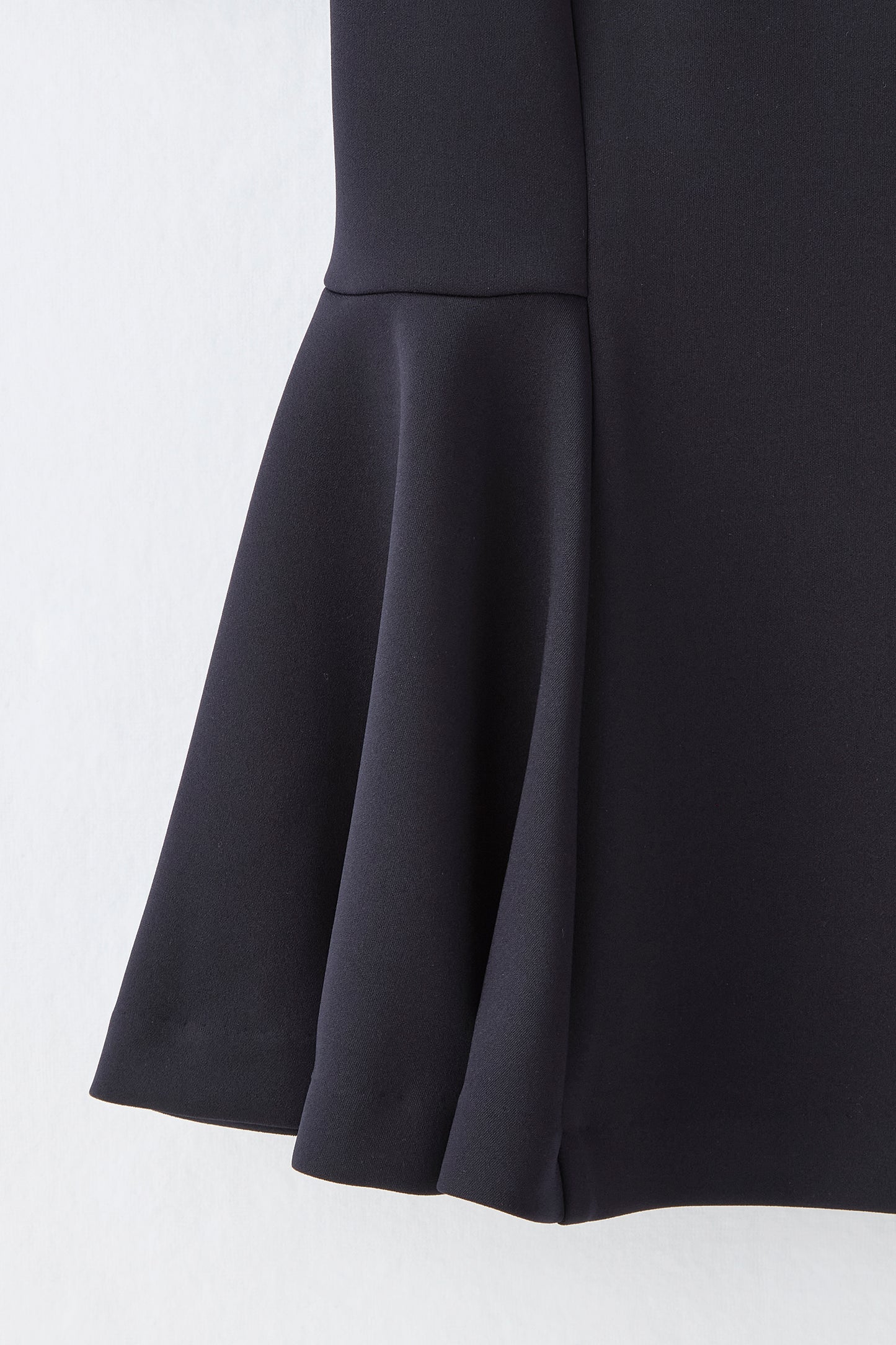 Office jersey peplum tops（Navy）