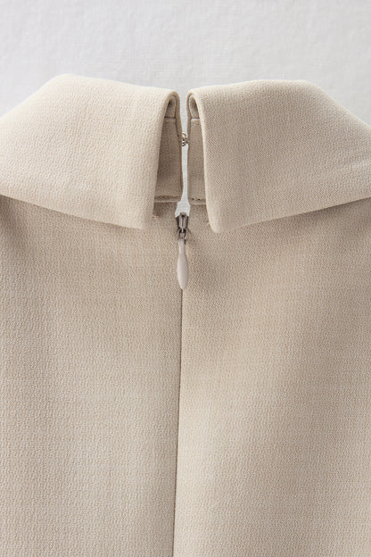 Layered jacket dress（Beige）