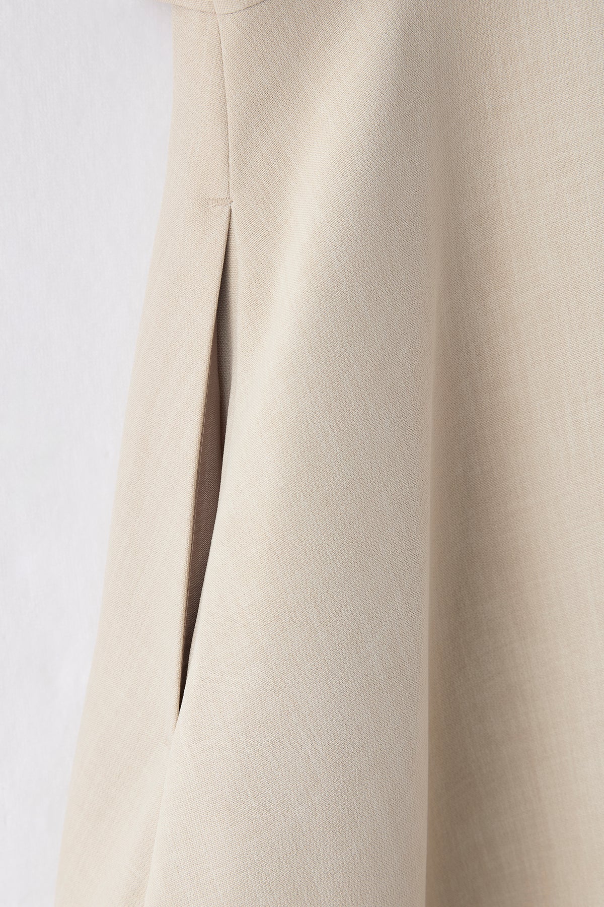 Layered jacket dress（Beige）