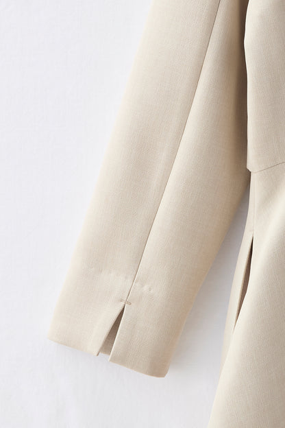 Layered jacket dress（Beige）