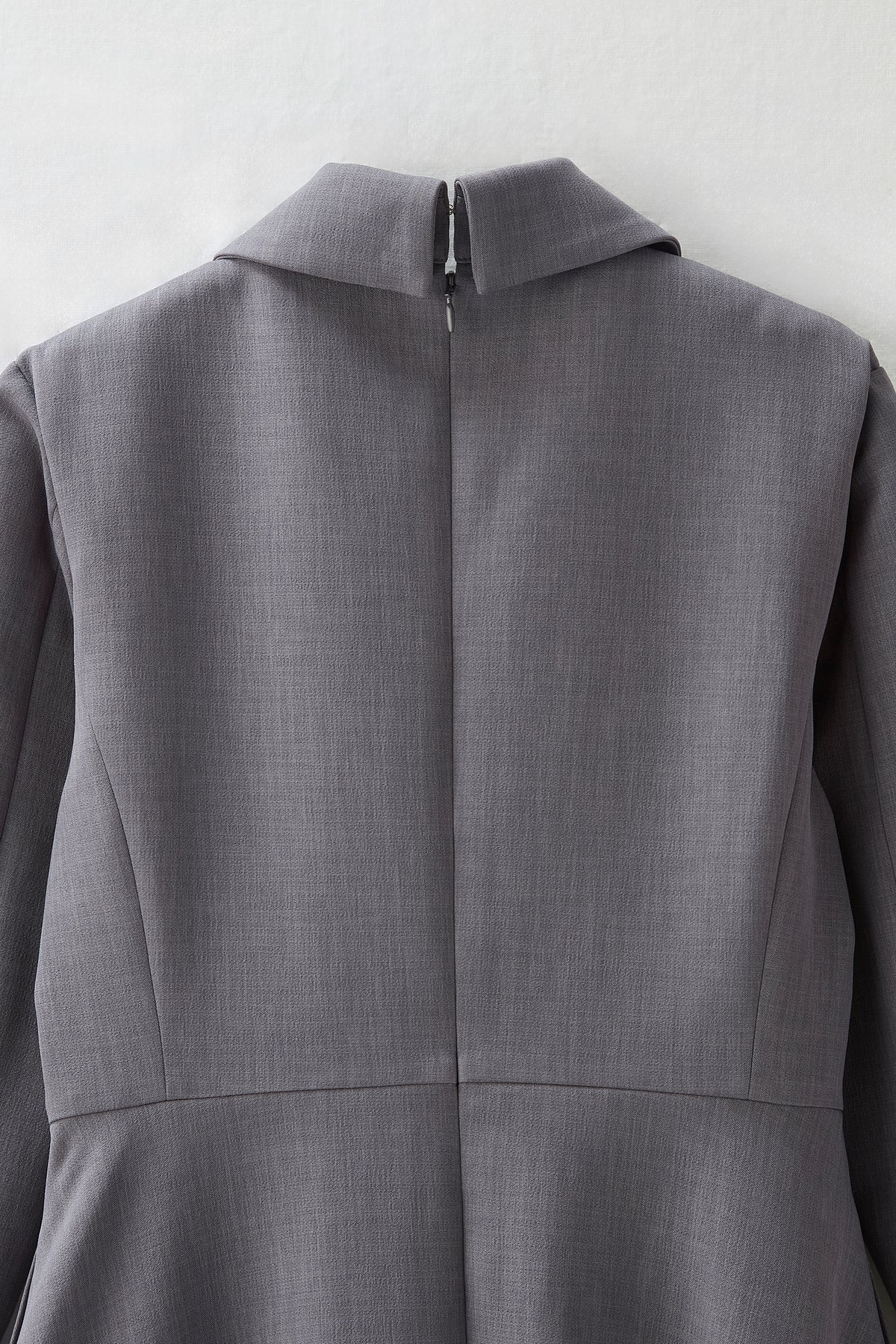 Layered jacket dress（Gray）
