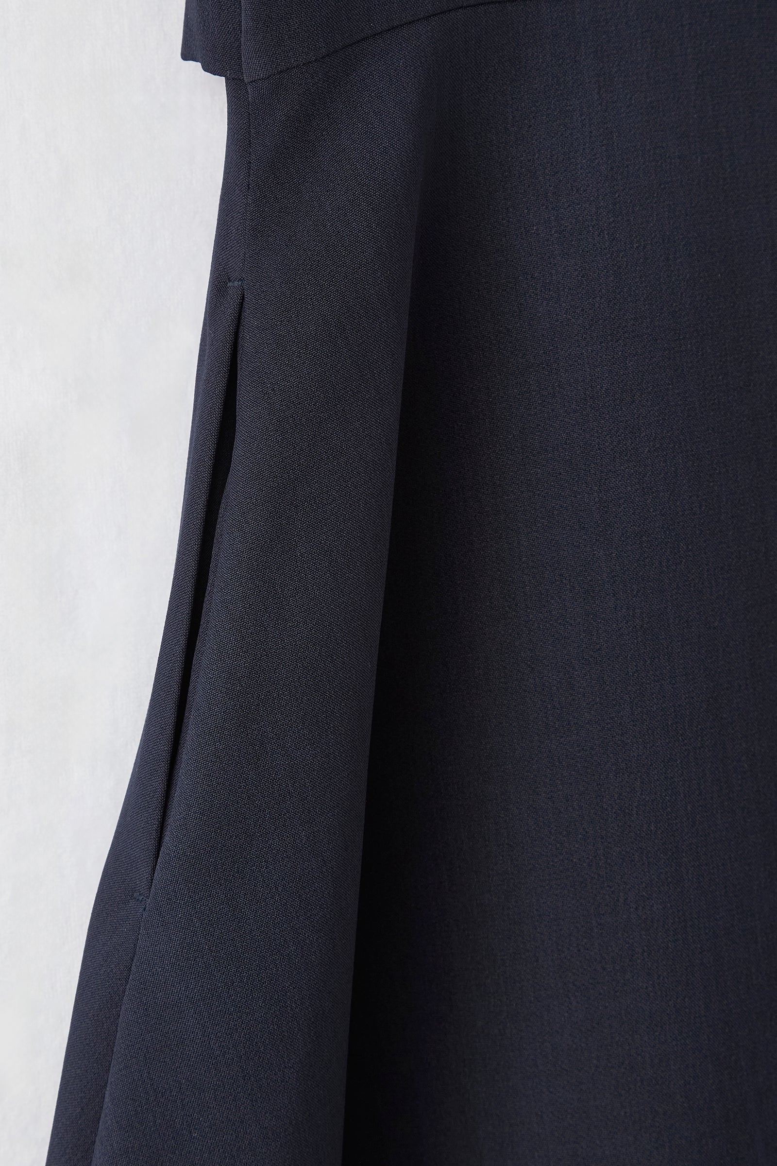 Layered jacket dress（Navy） – Audire
