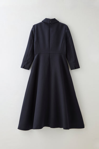 Layered jacket dress（Navy）