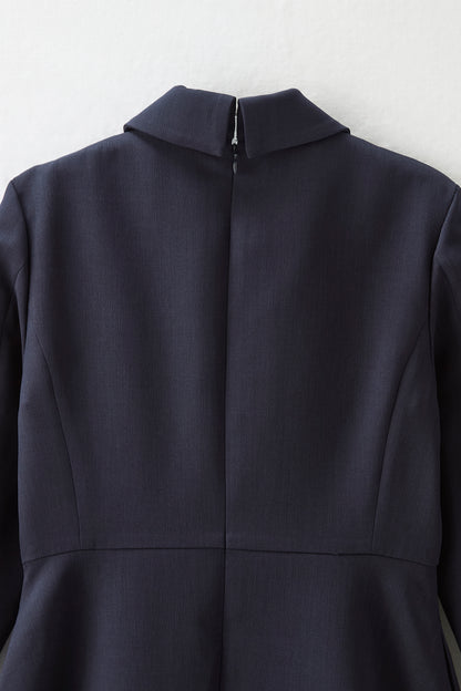Layered jacket dress（Navy）