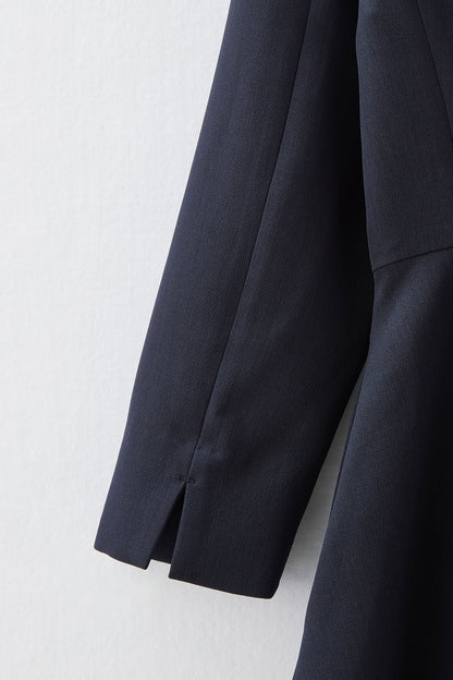 Layered jacket dress（Navy）