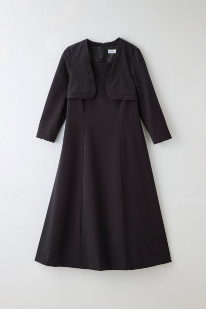 Layered bolero dress（Navy）