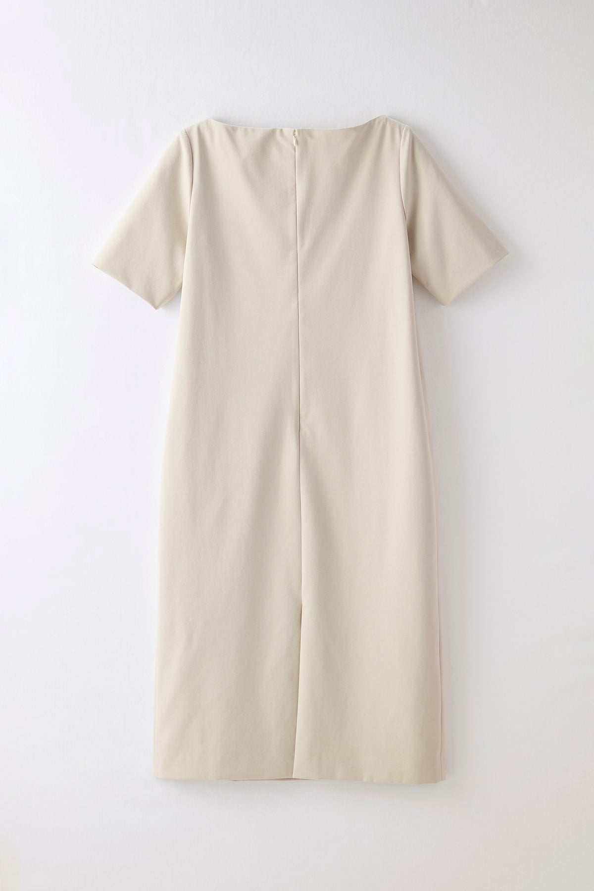 Chiffon collar dress（Beige）