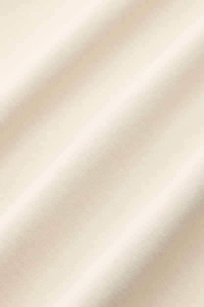 Chiffon collar dress（Beige）
