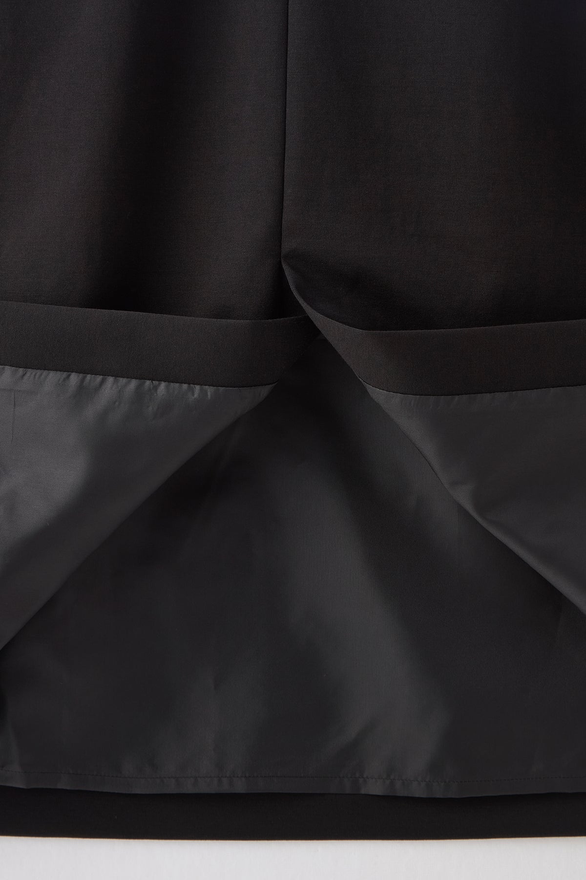 Chiffon collar dress（Black）