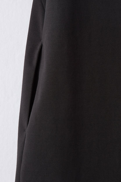 Chiffon collar dress（Black）