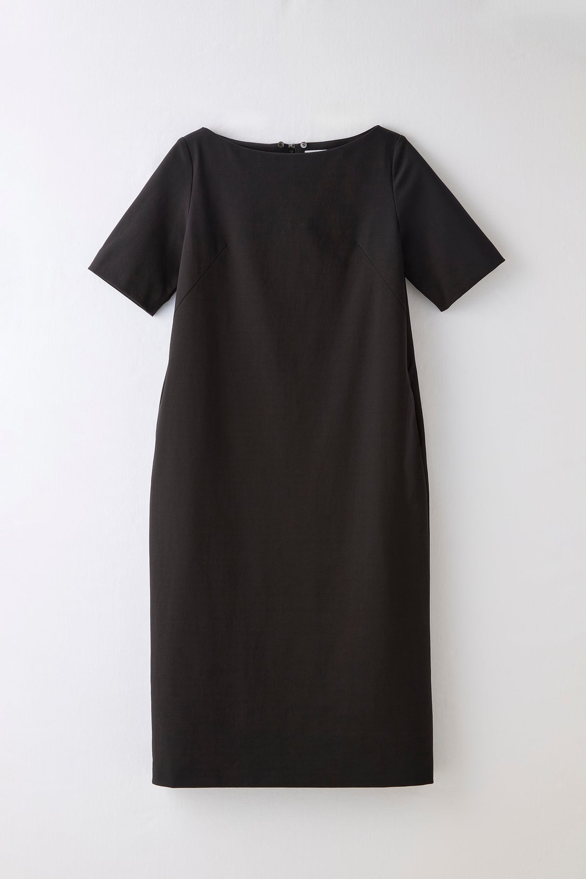 Chiffon collar dress（Black）