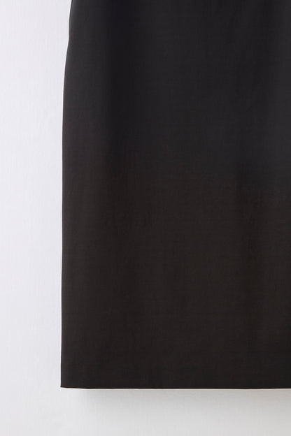 Chiffon collar dress（Black）