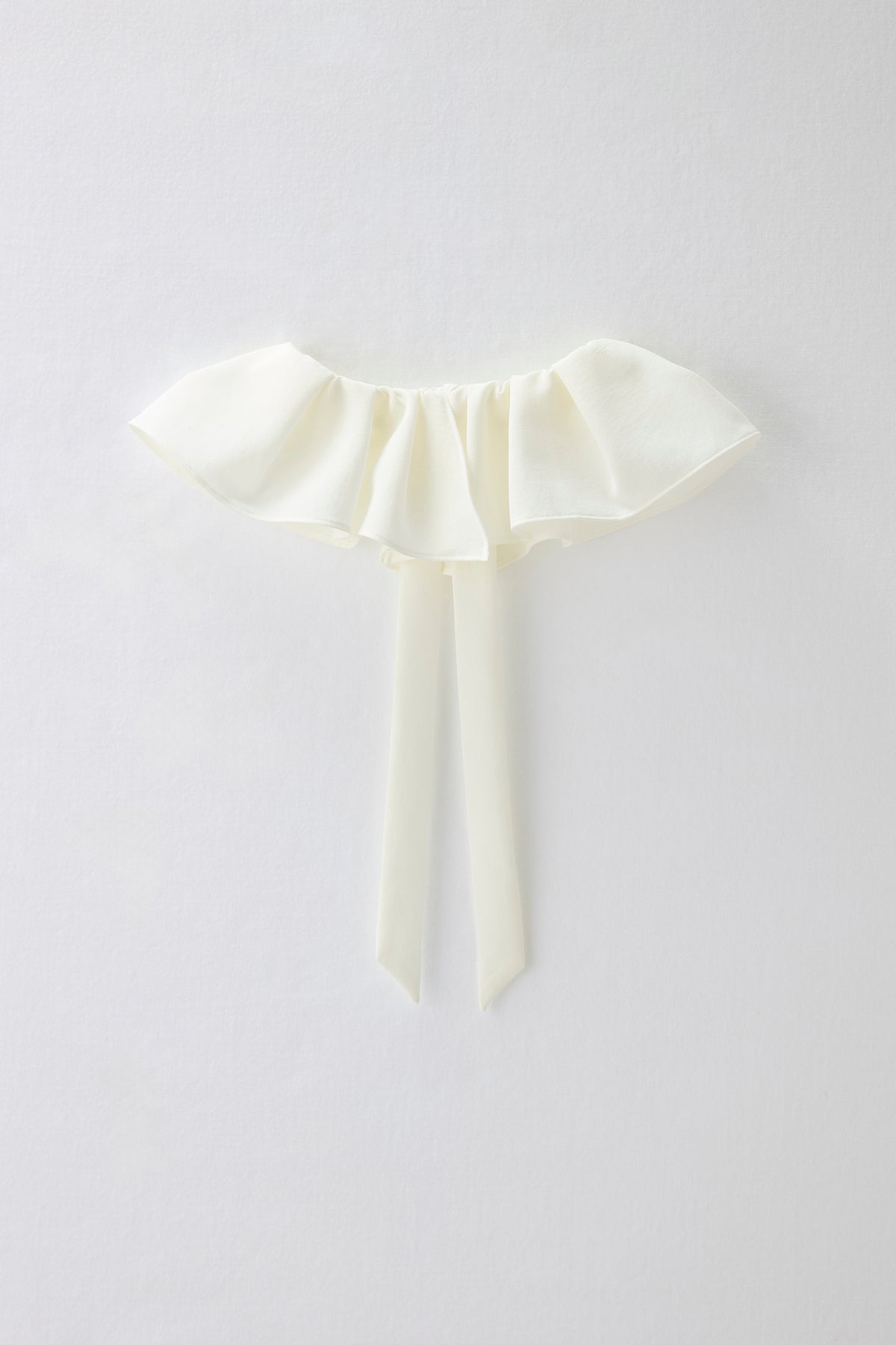 Chiffon collar dress（Black）