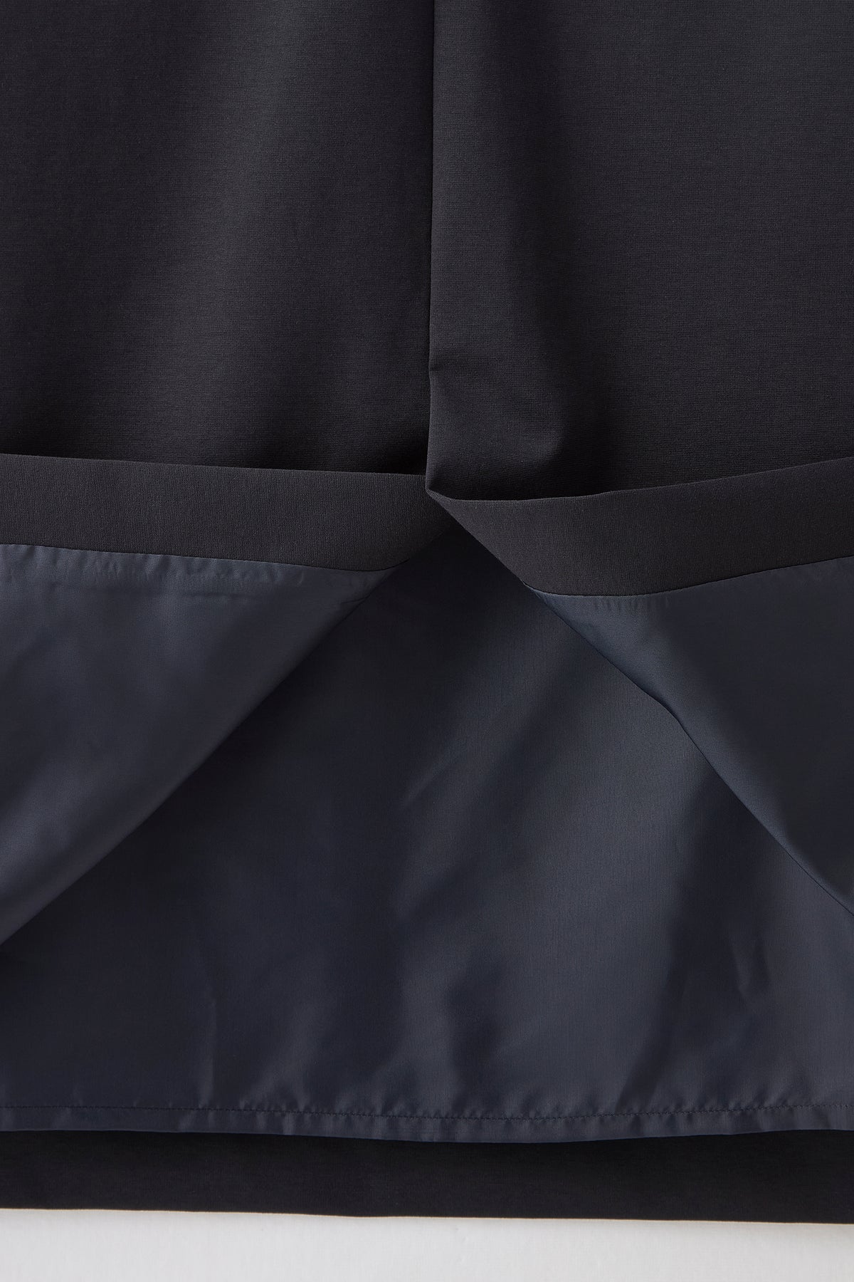 Chiffon collar dress（Navy）