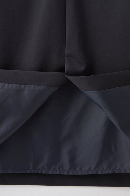 Chiffon collar dress（Navy）