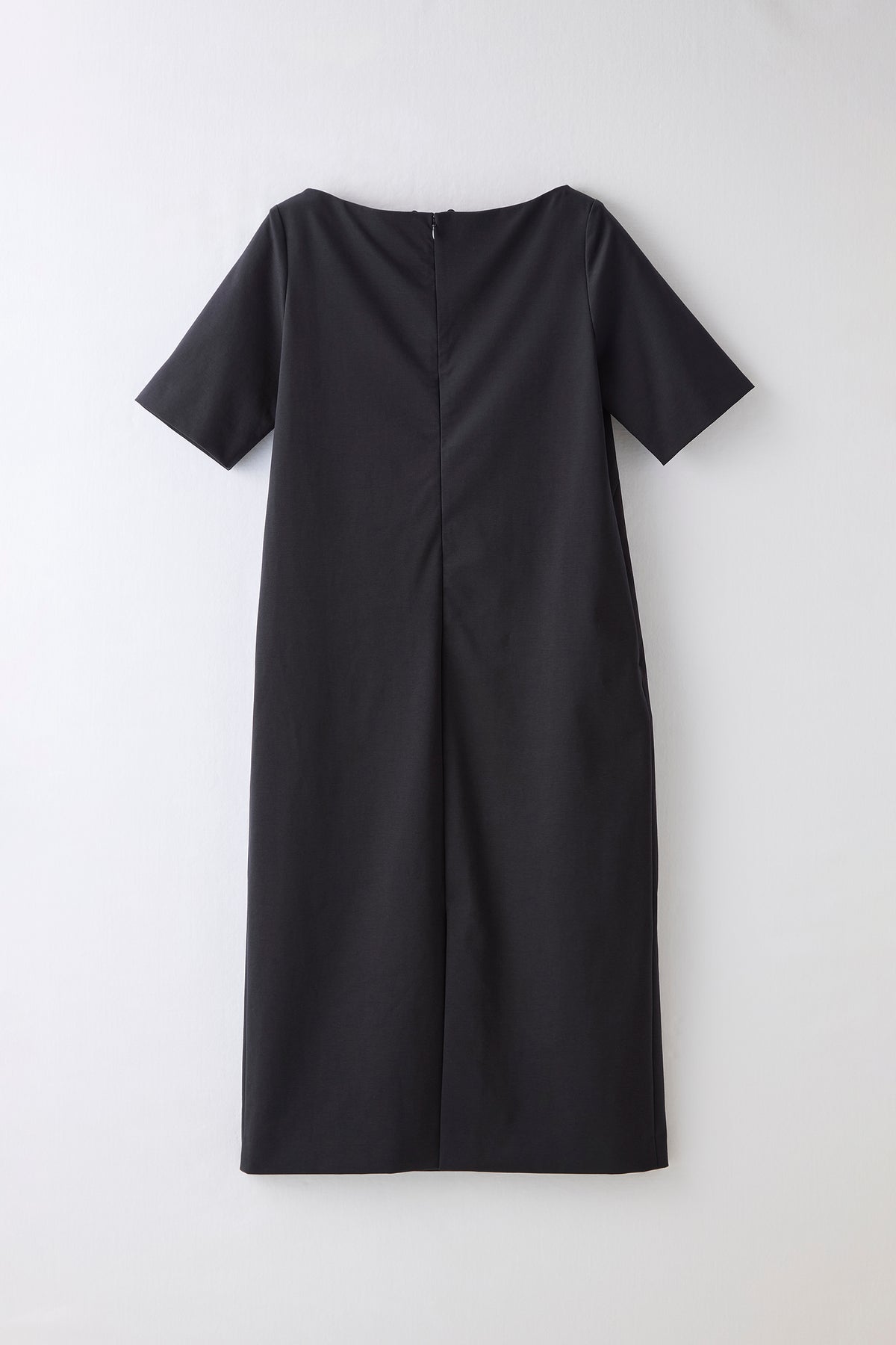 Chiffon collar dress（Navy）