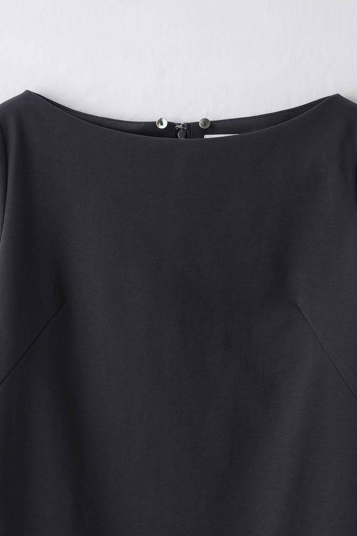 Chiffon collar dress（Navy）
