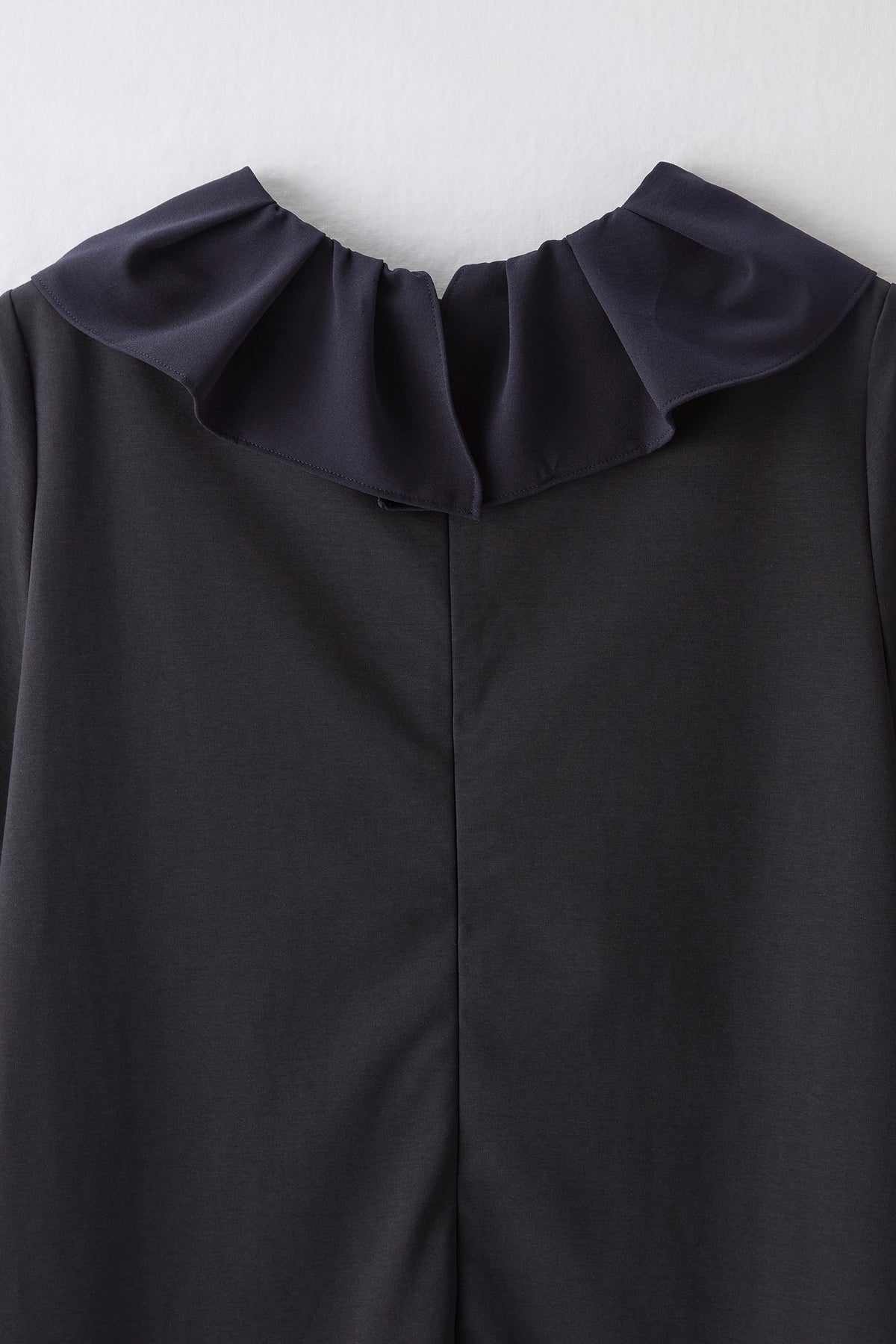 Chiffon collar dress（Navy）