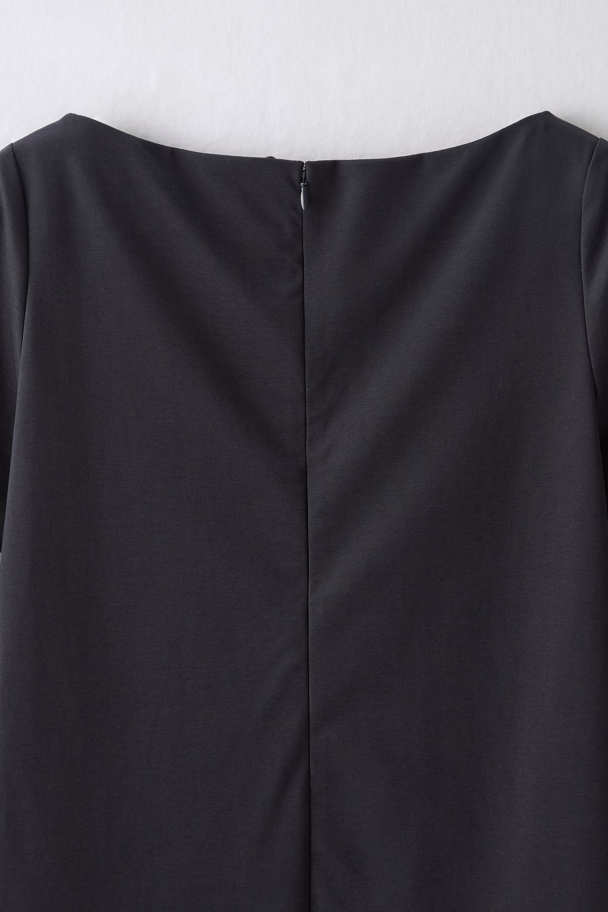 Chiffon collar dress（Navy）