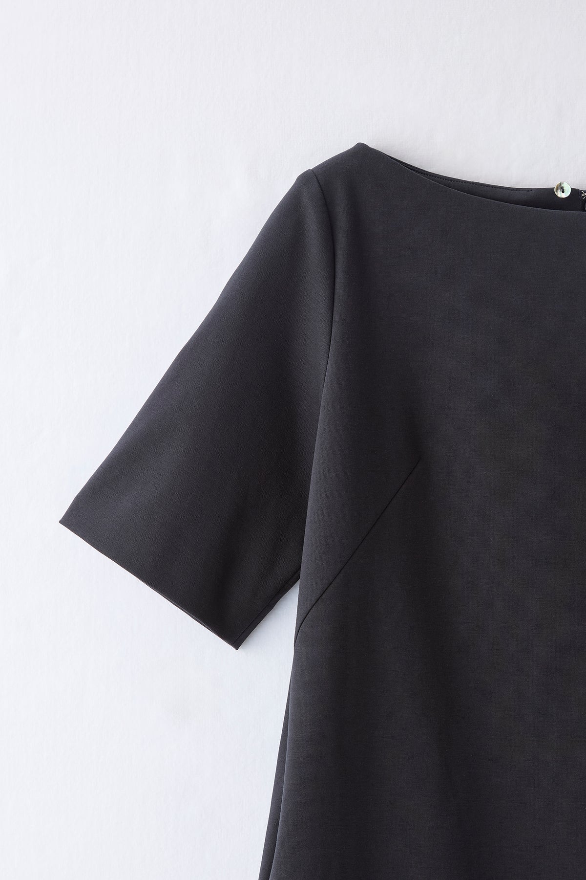 Chiffon collar dress（Navy）