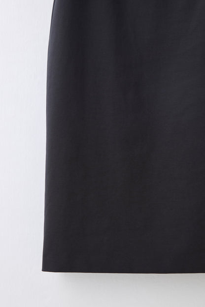 Chiffon collar dress（Navy）