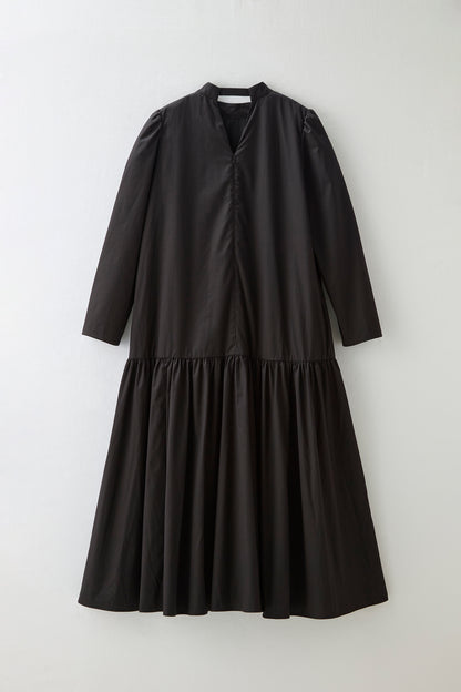 2 pattern ribbon dress（Black）