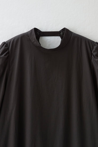 2 pattern ribbon dress（Black）