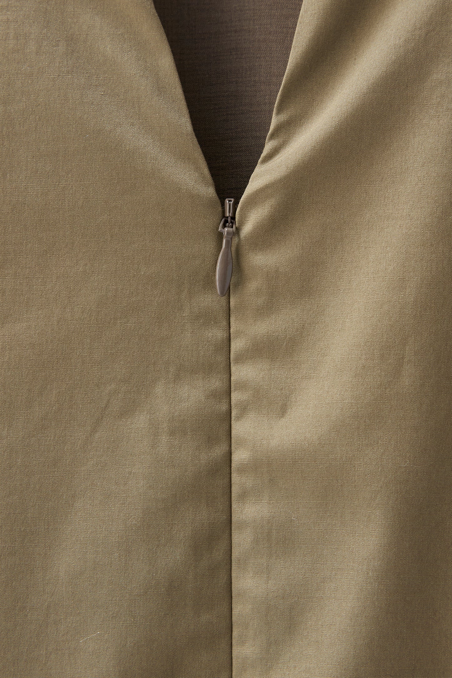 2 pattern ribbon dress（Khaki）