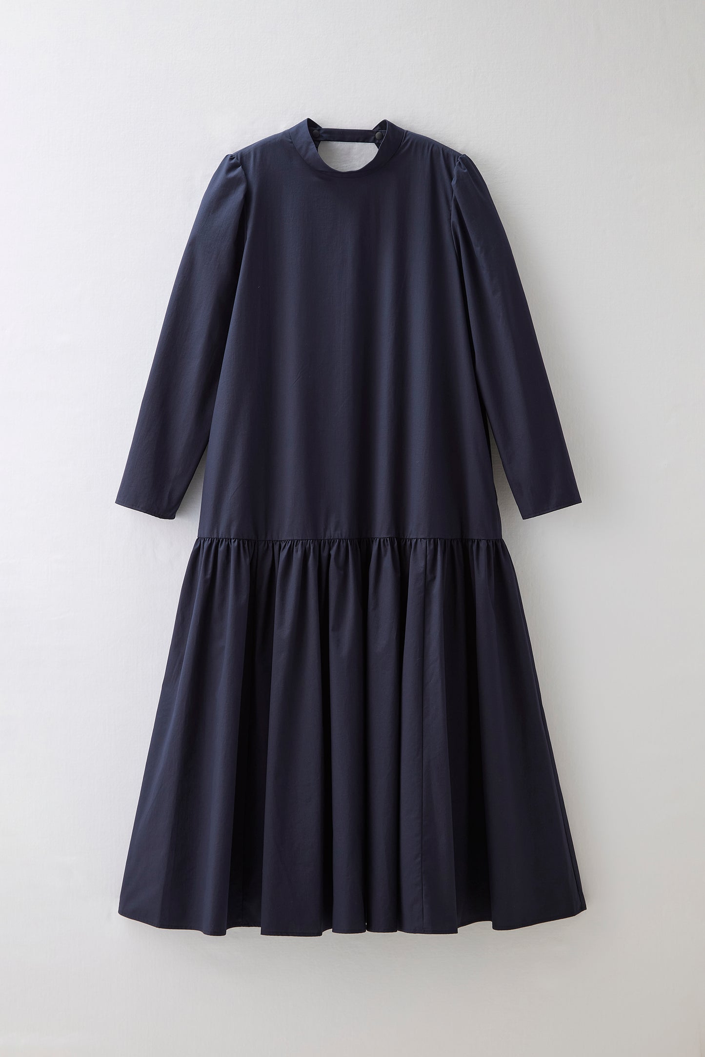 2 pattern ribbon dress（Navy）